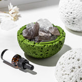 Maxbell Fireless Aroma Diffuser Stone Home Decoration for Indoor Bedroom Living Room white