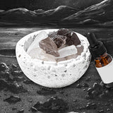 Maxbell Fireless Aroma Diffuser Stone Home Decoration for Indoor Bedroom Living Room white