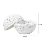 Maxbell Fireless Aroma Diffuser Stone Home Decoration for Indoor Bedroom Living Room white