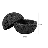 Maxbell Fireless Aroma Diffuser Stone Home Decoration for Indoor Bedroom Living Room black