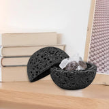 Maxbell Fireless Aroma Diffuser Stone Home Decoration for Indoor Bedroom Living Room black