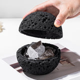 Maxbell Fireless Aroma Diffuser Stone Home Decoration for Indoor Bedroom Living Room black