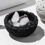 Maxbell Fireless Aroma Diffuser Stone Home Decoration for Indoor Bedroom Living Room black