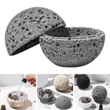 Maxbell Fireless Aroma Diffuser Stone Home Decoration for Indoor Bedroom Living Room gray