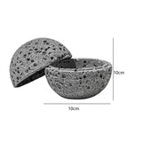 Maxbell Fireless Aroma Diffuser Stone Home Decoration for Indoor Bedroom Living Room gray