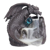 Maxbell Backflow Incense Burner Dragon Statue Aroma Ornament for Indoor Table Office
