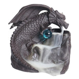 Maxbell Backflow Incense Burner Dragon Statue Aroma Ornament for Indoor Table Office