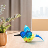 Maxbell Bird Figurine Collection Tabletop Ornament for Fireplace Living Room Cabinet Style D