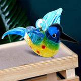 Maxbell Bird Figurine Collection Tabletop Ornament for Fireplace Living Room Cabinet Style D