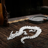 Maxbell 3D Dragon Toy Good Luck Ornament Wealth Dragon Statue for Bedroom Desk Table 20cm