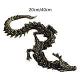 Maxbell Tea Pet Gift Desk Office Dragon Statue for Tea Table Home Office Living Room 40cm