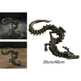 Maxbell Tea Pet Gift Desk Office Dragon Statue for Tea Table Home Office Living Room 40cm