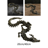 Maxbell Tea Pet Gift Desk Office Dragon Statue for Tea Table Home Office Living Room 40cm