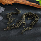 Maxbell Tea Pet Gift Desk Office Dragon Statue for Tea Table Home Office Living Room 40cm