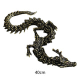 Maxbell Tea Pet Gift Desk Office Dragon Statue for Tea Table Home Office Living Room 40cm