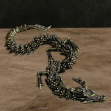 Maxbell Tea Pet Gift Desk Office Dragon Statue for Tea Table Home Office Living Room 20cm