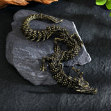 Maxbell Tea Pet Gift Desk Office Dragon Statue for Tea Table Home Office Living Room 20cm