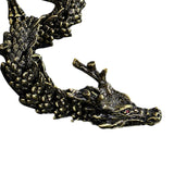 Maxbell Tea Pet Gift Desk Office Dragon Statue for Tea Table Home Office Living Room 20cm