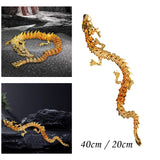 Maxbell Dragon Statue Table Centerpiece Movable Spring Festival for Good Lucky Gifts 40cm