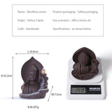 Maxbell Backflow Incense Burner Creative Buddha Statue for Relaxation Bedroom Office
