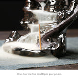 Maxbell Backflow Incense Burner Dragon Room Decor for Living Room Desktop Relaxation