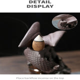 Maxbell Backflow Incense Burner Dragon Room Decor for Living Room Desktop Relaxation