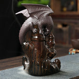 Maxbell Backflow Incense Burner Dragon Room Decor for Living Room Desktop Relaxation