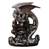 Maxbell Backflow Incense Burner Dragon Room Decor for Living Room Desktop Relaxation