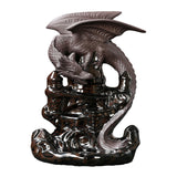 Maxbell Backflow Incense Burner Dragon Room Decor for Living Room Desktop Relaxation