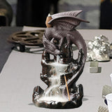 Maxbell Backflow Incense Burner Dragon Room Decor for Living Room Desktop Relaxation