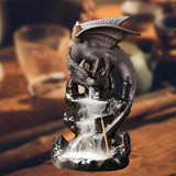 Maxbell Backflow Incense Burner Dragon Room Decor for Living Room Desktop Relaxation