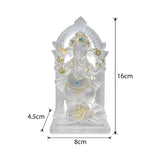 Maxbell Hindu God Statue Hindu Elephant God of Success Statue for Home Car Dashboard