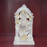 Maxbell Hindu God Statue Hindu Elephant God of Success Statue for Home Car Dashboard