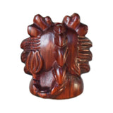Maxbell Mini Wood Carved Dragon Figurine Cute for Chinese Spring Festival Home Decor Style B
