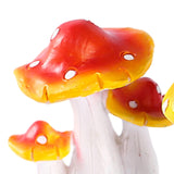 Maxbell 3Pcs Mini Mushroom Figurines Fairy Garden Decoration for Plant Pot Fish Tank