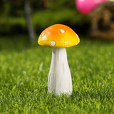 Maxbell 3Pcs Mini Mushroom Figurines Fairy Garden Decoration for Plant Pot Fish Tank
