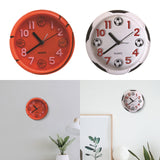 Maxbell Alarm Clock Small Creative Desk Clock for Shelf Bedside Home Decoration Basketball