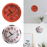 Maxbell Alarm Clock Small Creative Desk Clock for Shelf Bedside Home Decoration Basketball