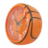 Maxbell Alarm Clock Small Creative Desk Clock for Shelf Bedside Home Decoration Basketball