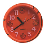 Maxbell Alarm Clock Small Creative Desk Clock for Shelf Bedside Home Decoration Basketball