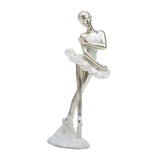 Maxbell Ballerina Figurine Ballet Dancer Figurine for Living Room Cabinet Home Decor Style A