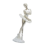 Maxbell Ballerina Figurine Ballet Dancer Figurine for Living Room Cabinet Home Decor Style A