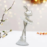 Maxbell Ballerina Figurine Ballet Dancer Figurine for Living Room Cabinet Home Decor Style A