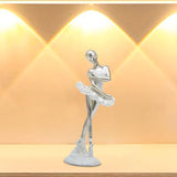 Maxbell Ballerina Figurine Ballet Dancer Figurine for Living Room Cabinet Home Decor Style A