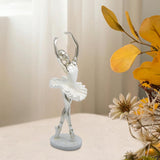 Maxbell Ballerina Figurine Ballet Dancer Figurine for Living Room Cabinet Home Decor Style C