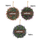 Maxbell 14" Simulated Lavender Front Door Wreath Wall Decoration  Style A