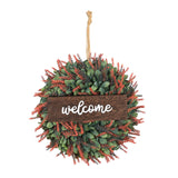 Maxbell 14" Simulated Lavender Front Door Wreath Wall Decoration  Style A