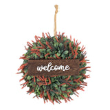 Maxbell 14" Simulated Lavender Front Door Wreath Wall Decoration  Style A