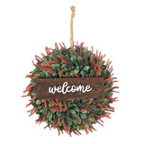 Maxbell 14" Simulated Lavender Front Door Wreath Wall Decoration  Style A