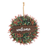 Maxbell 14" Simulated Lavender Front Door Wreath Wall Decoration  Style A